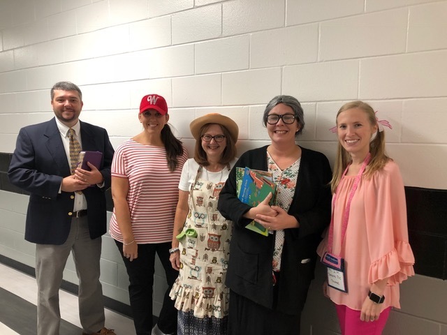 teachers dressed in character