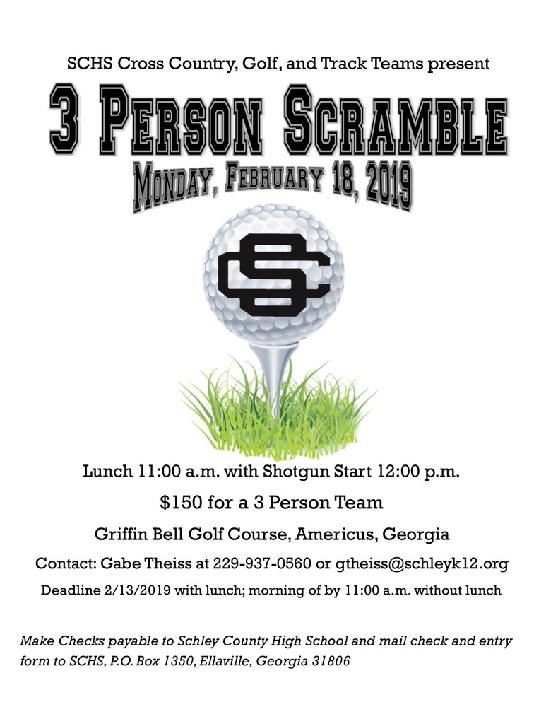 3 Person Scramble