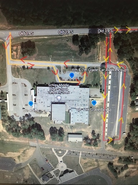 Car Rider Routes for Dismissal