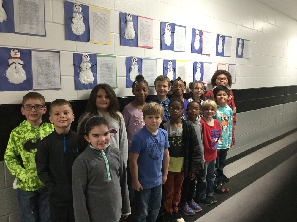 class with snowmen