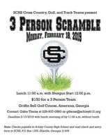 3 Person Scramble