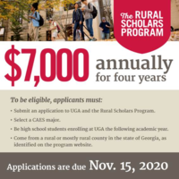 UGA Rural Scholars Program