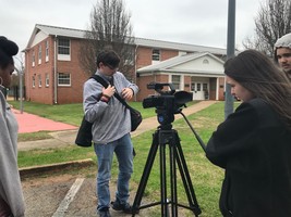 AV Students Film at Andrew College