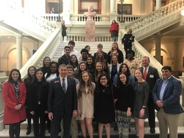 AP Social Studies Classes Visit the State Capitol